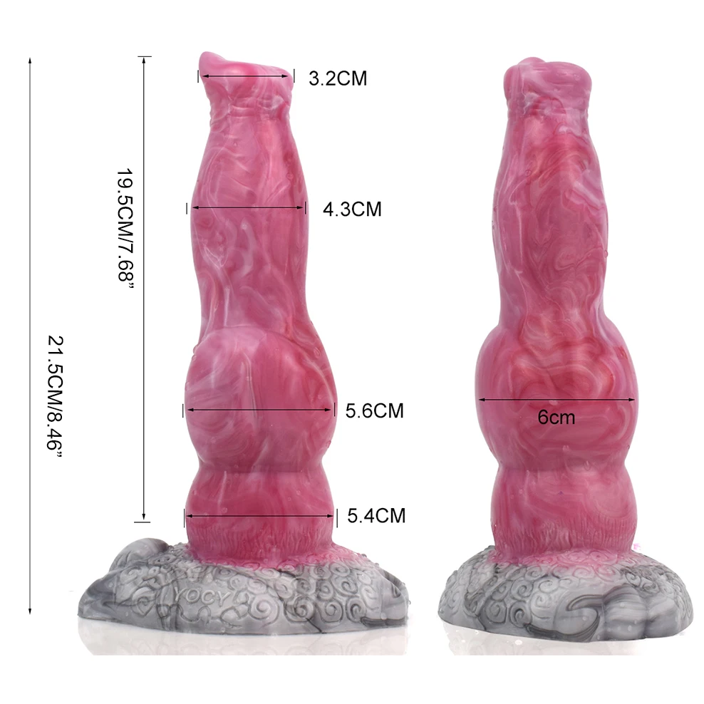 vibruojantis šuns dildo