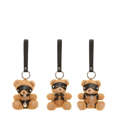 SM Fetish Binding Bear Keychain Adult Toy Key Pendant BDSM Accessory BDSM Lover Bear Kinky Fetish Plush Bear Bondage Gifts 1