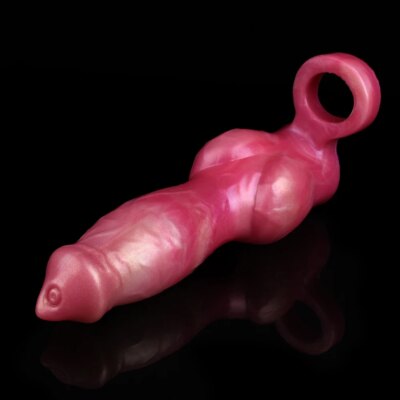 GEEBA Male Gory Animal Dog Penis Sleeve Fantasy Wearable Extender Enlargement Device With Anti-off Ring Delay Ejaculation SexToy 1