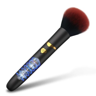 Vibrating Makeup Brush Massager Strong Shock Female Orgasm Clitoral Stimulator 7 Speed AV Wand Vibrator Adult Sex Toys for Women 1