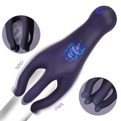 Sex Glans Trainer Penis Massage Male Masturbator 10 Speed Vibrating Glans Vibrator Sex Toys for Men Lasting Delay Endurance Exer 1