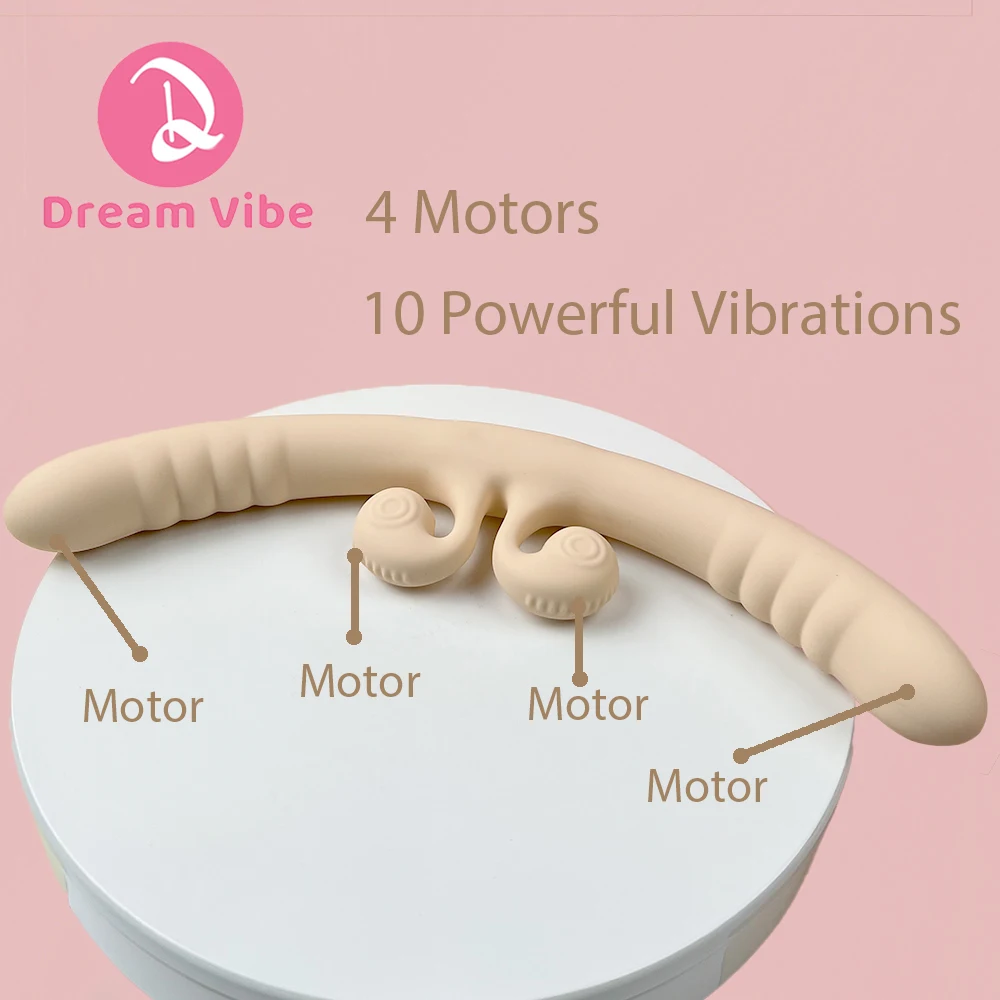 dvigubas vibratoriaus dildo