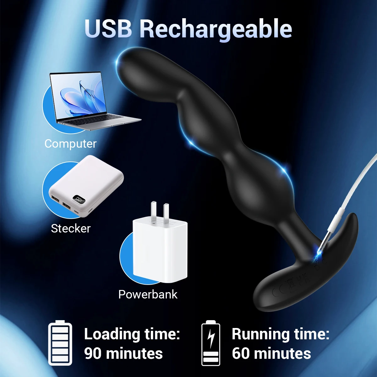 analinis vibratorius Bluetooth