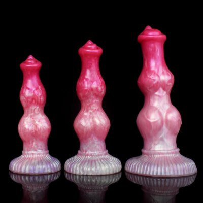 QKKQ Sex Toys Fantasy Huge Dog Dildo Man And Woman Gay Masturbators Animal Big Knot Penis Adult Supplies 3 Sizes Anal Plug 18 1