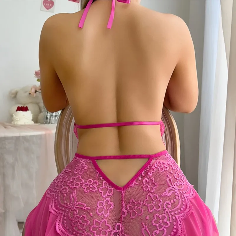 seksuali čipka body suknelė
