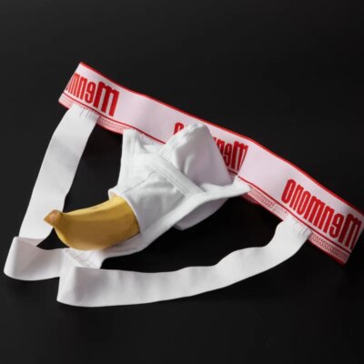 Menmono Men's Sexy Underwear Thongs Cotton Jockstrap With Front Pouch For Men Cheeky Panties Open Back Athletic Jockstrap 1