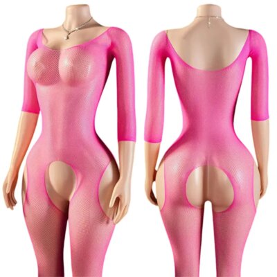 Couple Sex Bondage Stocking Erotic Crotchless Pantyhose 18+ BDSM Sexual Games Exotic Uniform Lingerie Body Suit Rose Garter Belt 1