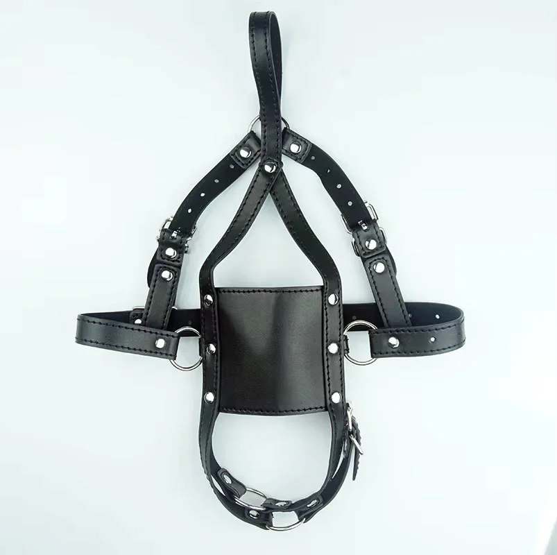 BDSM Odos Kamuolinis Galas su Silikoniu Sumaišai Galvos Dirža Suvaržymo Įranga Poroms