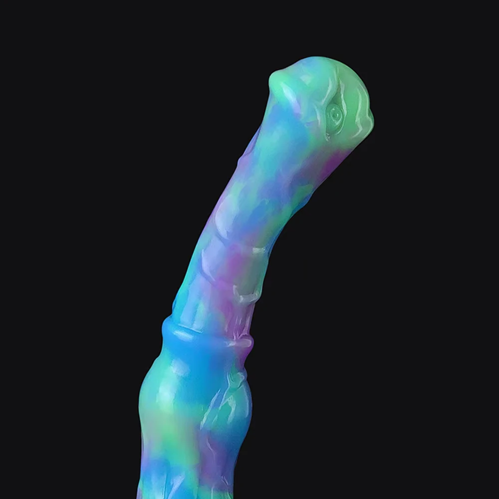 YOCY Fantasy Horse Dildo 9,8 colio ilgio silikoninis analinis žaislas moterims ir vyrams