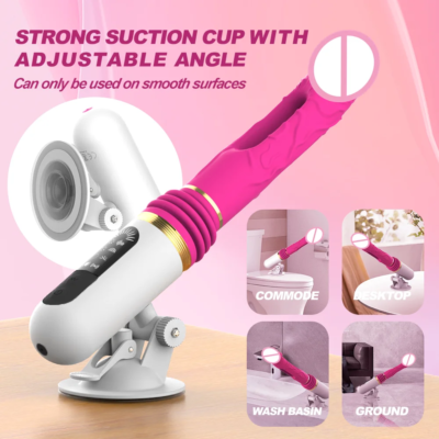 Ergonomic Design Artifact Penis Sex machine Realistic Texture Dildo Vibrator for Women Masturbation Adjustable Vaginal Massager 1