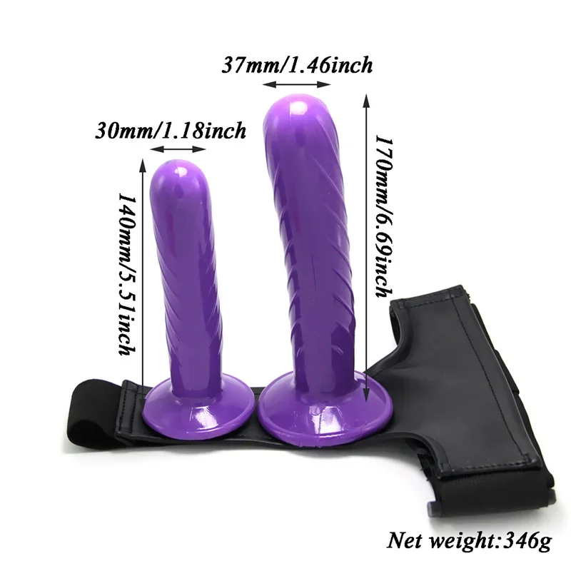dvigubas dildo strapon