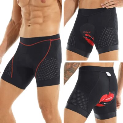 X-Tiger Cycling Shorts Upgrade 5D Gel Pad Cycling Underwear Pro Shockproof Cycling Underpant Bicycle Shorts Bike Underwear 1