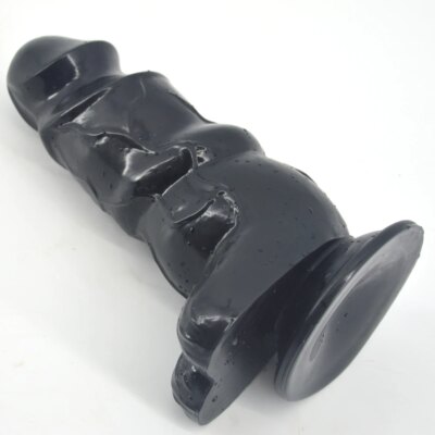 FAAK 2.95"Thick Big Animal Dildos suction cup silicone dildo ribbed extra stimulate huge anal plug erotic sex toys for women 1
