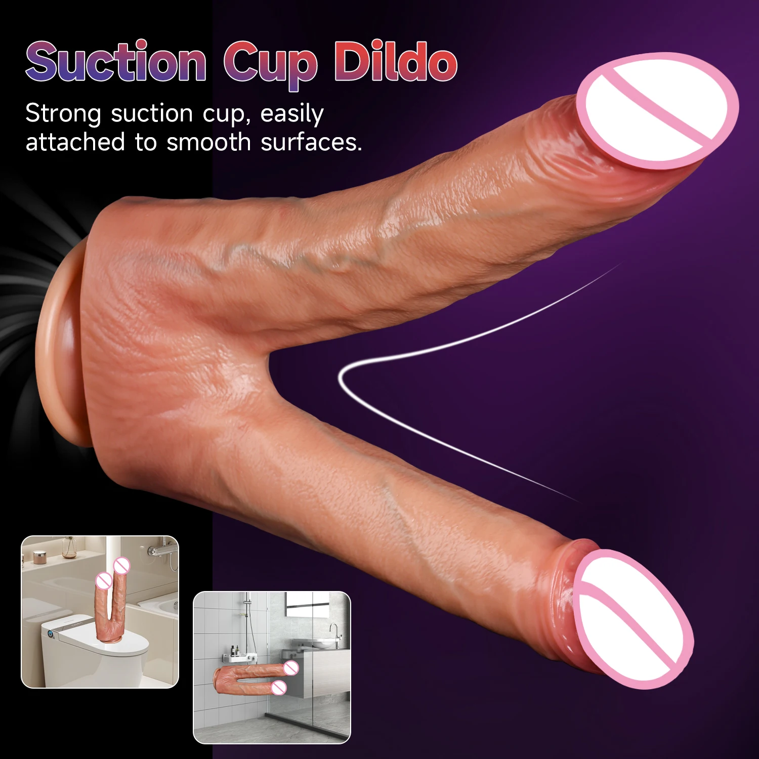 dvigubas dildo moterims