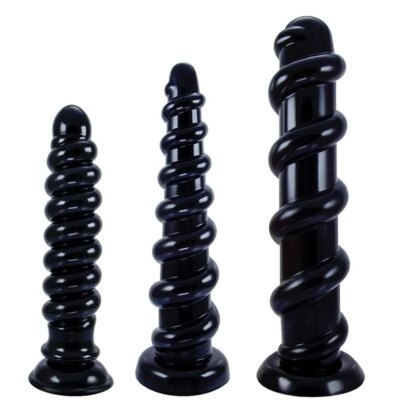 Thread Anal Plug Dildos For Men Butt Plug Adult Sex Toys for Women Men Prostate Massage Vaginal Spiral Anal Stimulation Cock 1