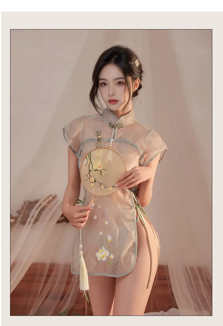 seksuali pižama Qipao
