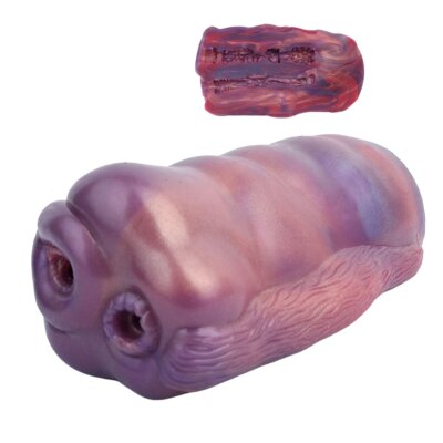 GEEBA Male Double Channel Masturbators Realistic Silicone Masturbation Sleeve Prostate Massage Pocket Pussy Sex Toys For Men 18+ 1