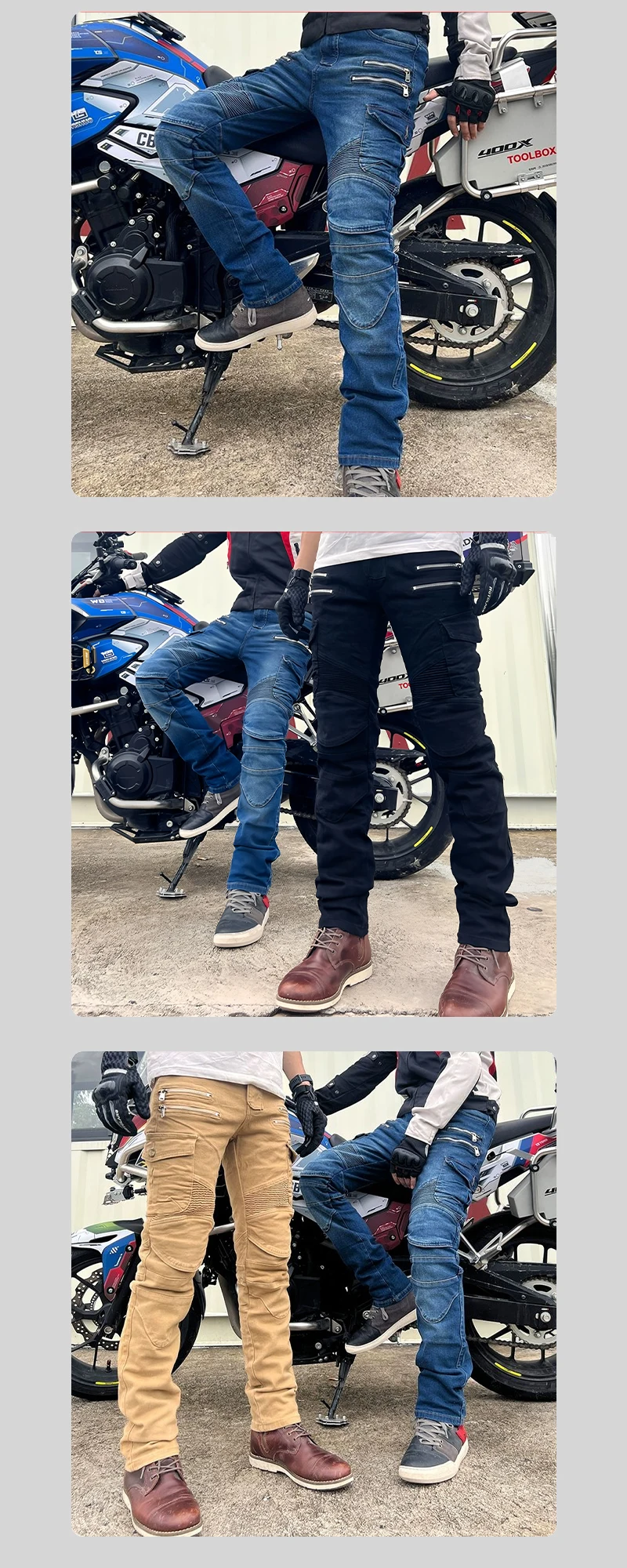 motociklo apsauginės kelnės