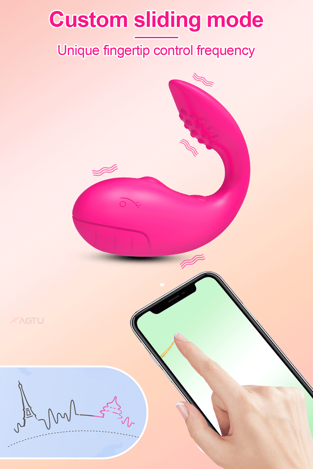 APP valdomas vibratorius