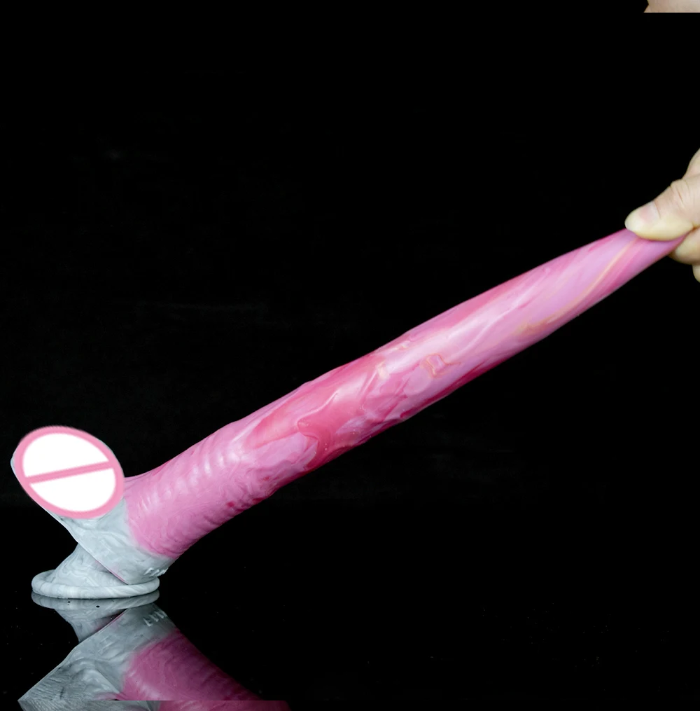 silikoninis žvėries dildo