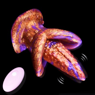 Silicone Anal Plug Monster Tongue Lick Vibrator Sex Toys Dildo Masturbation Massager G-point Orgasmic Stimulation For Women Men 1