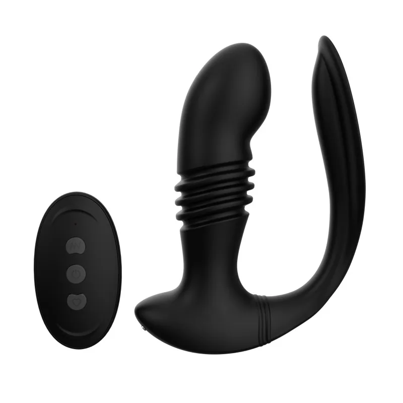 U formos analinis išplėtimo vibratorius su prostatos masažu vyrams