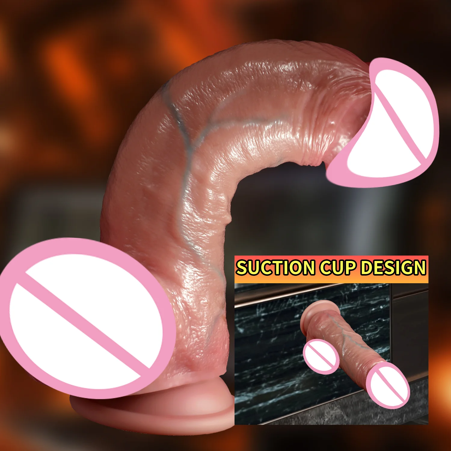 realističkas dvigubas dildo