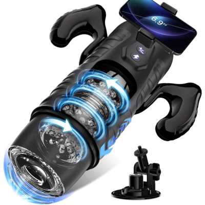 Automatic Thrusting Rotation Male Masturbator Blowjob Telescopic Masturbation Cup Piston for Men Sex Machine Adult Sex Toys 1