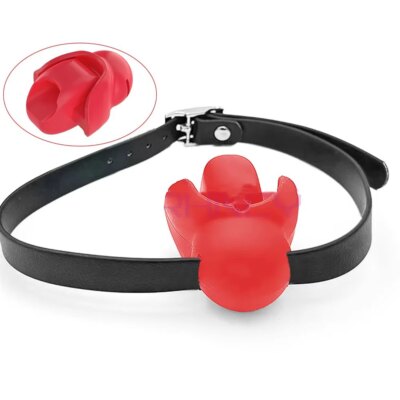 BDSM Mouth Gag Adult Games Sex Toys Latex Open Mouth Gag Ball Bondage Sex Products Sex Toys for Couples 18+ 1