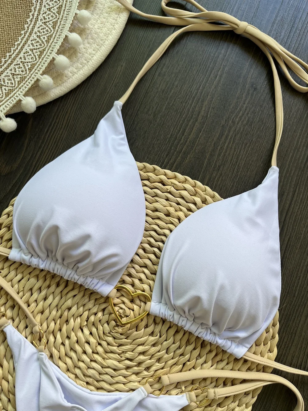 seksuali bikini maudymosi kostiumėlis