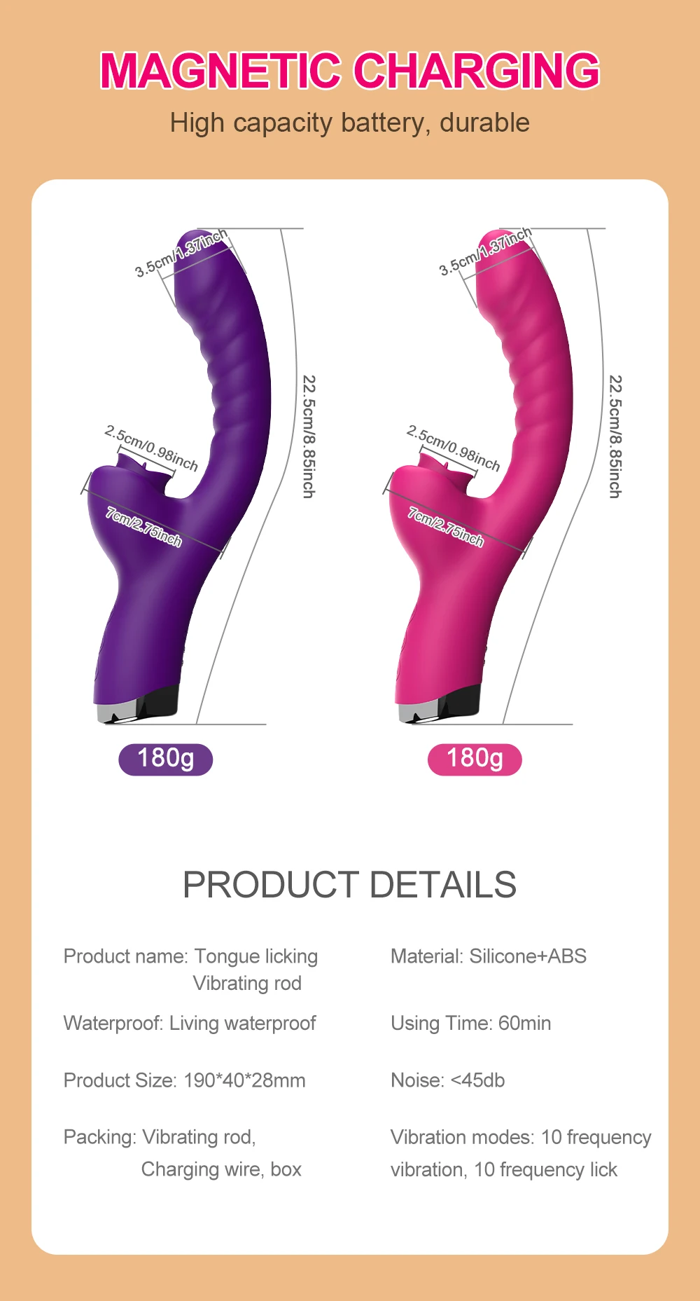2 in 1 vibratorius moterims
