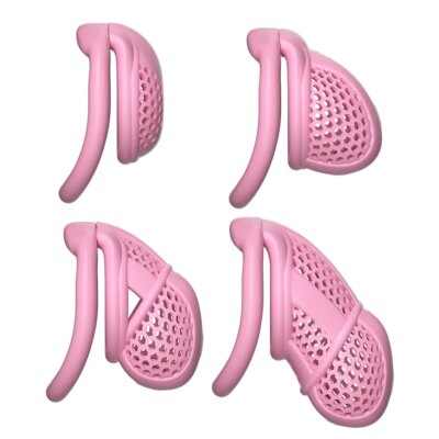 Male Chastity Cage Breathable Honeycomb Design With Removable Lock Cock Cage Comfortable Anti Pinch BDSM For Men Adult Sex Toys 1