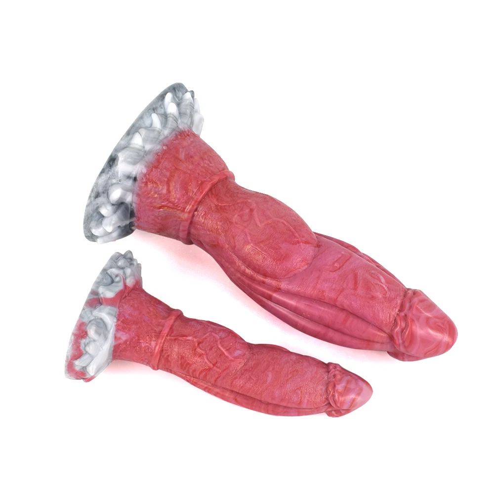 realistinis dildo su vakuumu