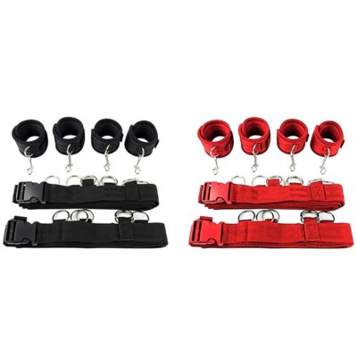BDSM Bed Bondage Gear Adult Games Erotic Sex Toys For Women Couples Open Leg Handcuffs Ankle Cuffs Toys Restraints Accessories 1