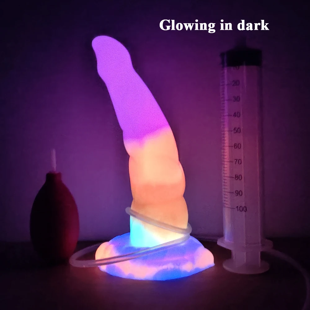 šviesiantis analinis dildo