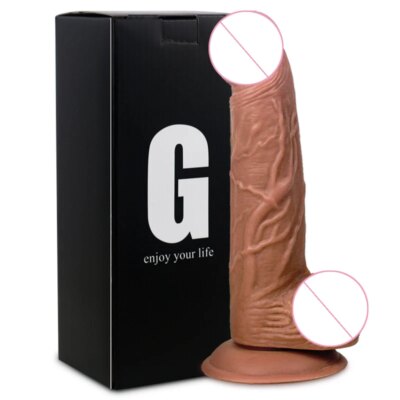 Gelugee Realistic Silicone Dildo Huge Sucker Soft Dildos for Women Masturbator Female Vagina Massage Anal Plug Sex Product 18+ 1