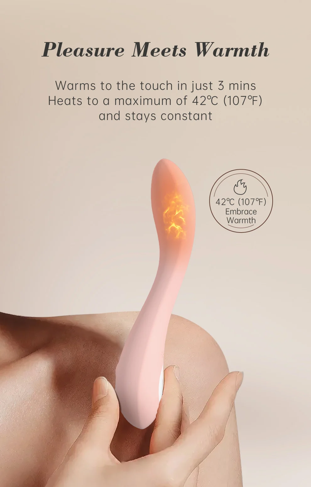 šildantis vibratorus moterims