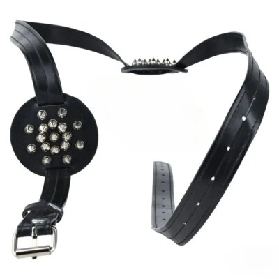BDSM Bra Harness Chest Straps Nipple Clamps Spiked Breast Binder Couple Leather Bed Restraint BDSM Sex Toys For Women Men 1