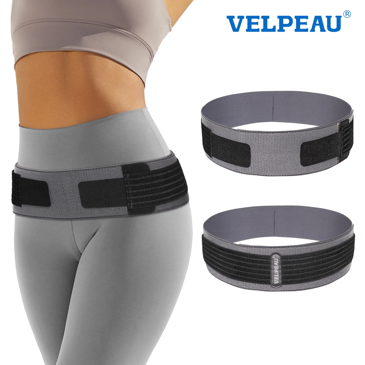VELPEAU Sacroiliac SI sąnario šlaunies diržas sciatinei skausmui ir nugaros paramai