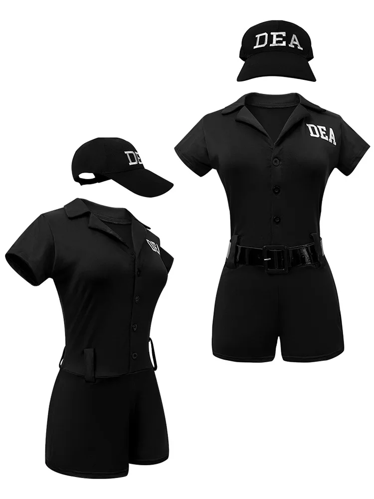 policininkės uniforma kosplėjui