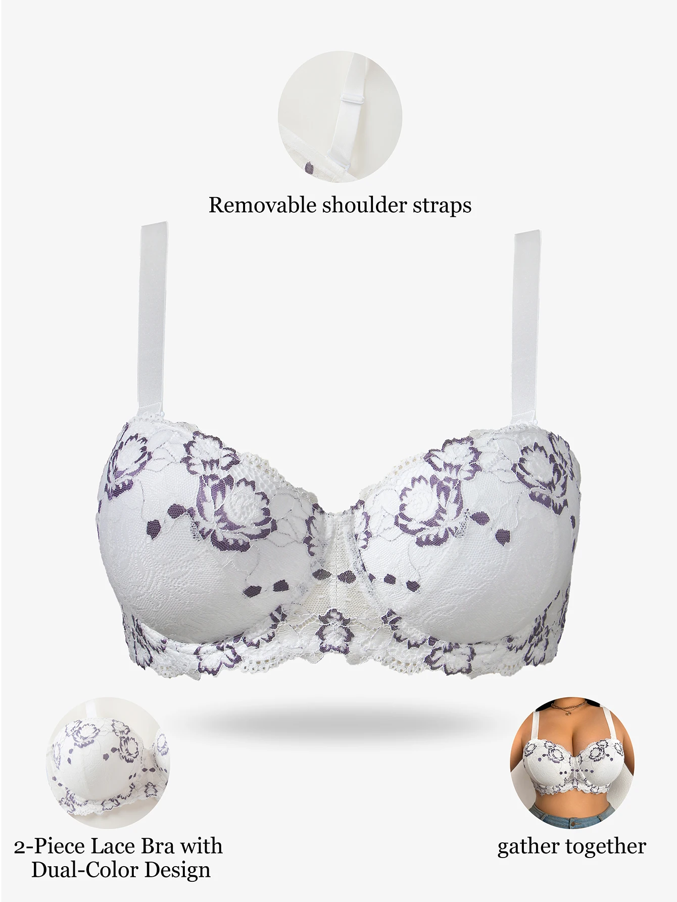 platus diržas plus size moterų liemenėlė