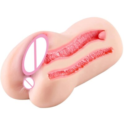 Masturbation Cup Male Masturbator Pocket Pussy Adult Sex Toys Slow Play Exercise Famous Instrument Real Vagina Sex Toys FOR Men 1