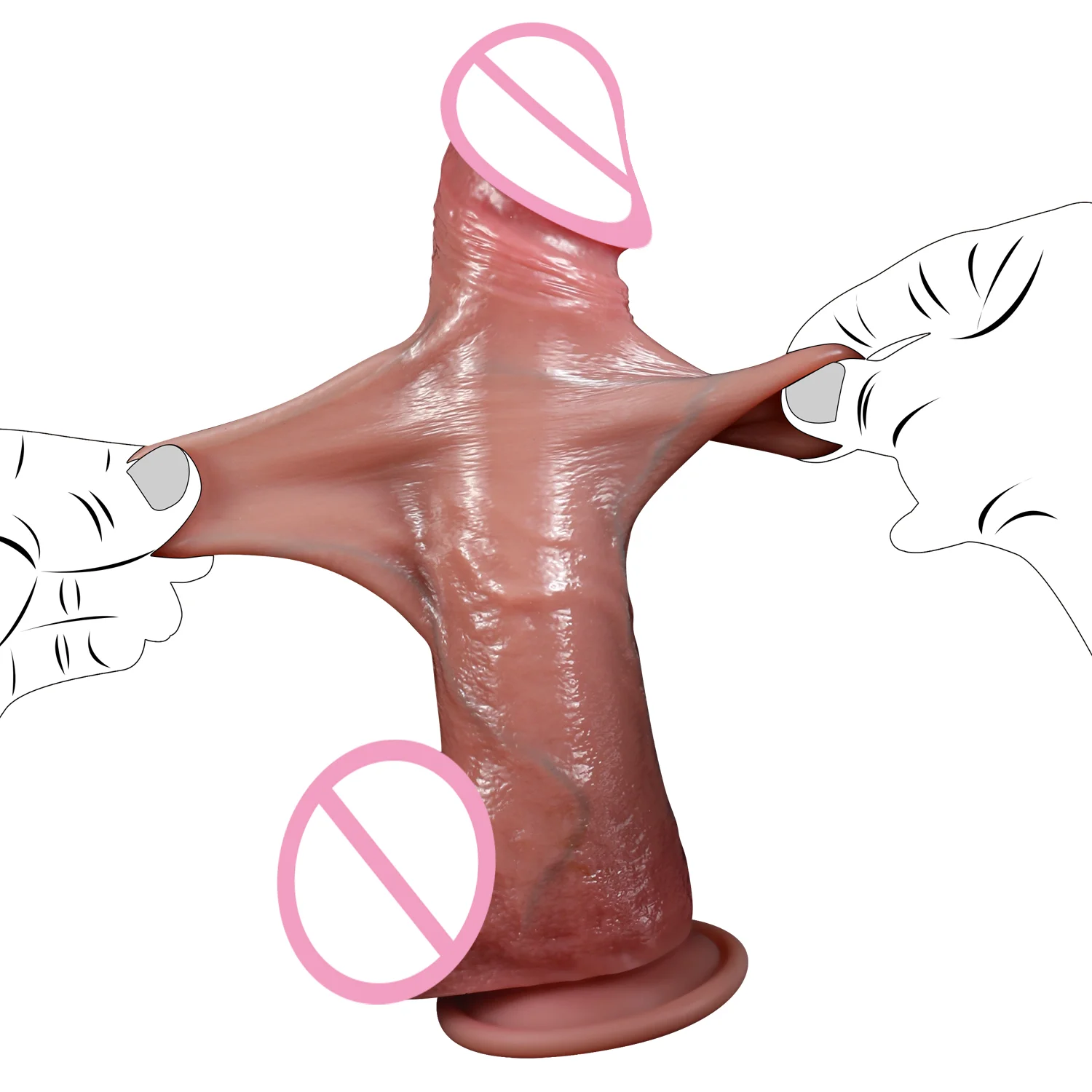 realistinis dildo moterims