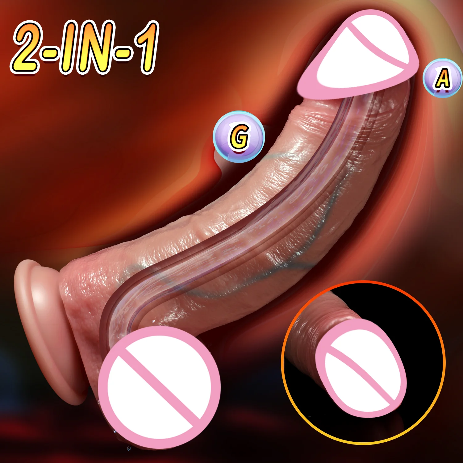 realistinis dildo moterims