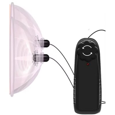 Electric Nipple Suction Cups Breast Enlarger Massager with Strong Suction & Vibration Stimulator, USB Rechargeable Nipple Sucker 1
