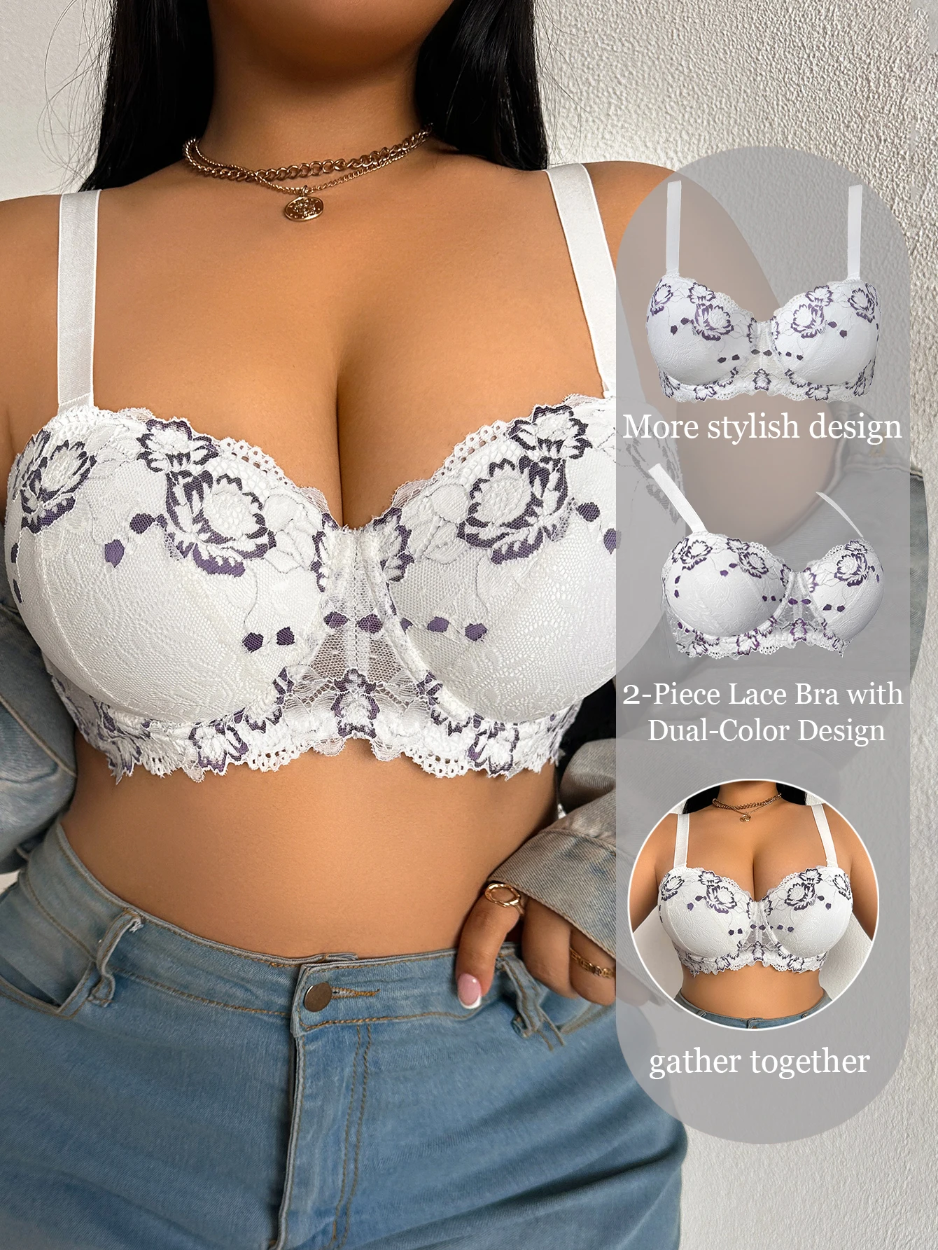 platus diržas plus size moterų liemenėlė