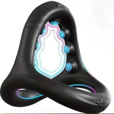 Silicone Penis Rings Cock Ring Erection Enhancing Triangular Penis Ring With Massage Beads Delayed Ejaculation Sex Toys For Men 1
