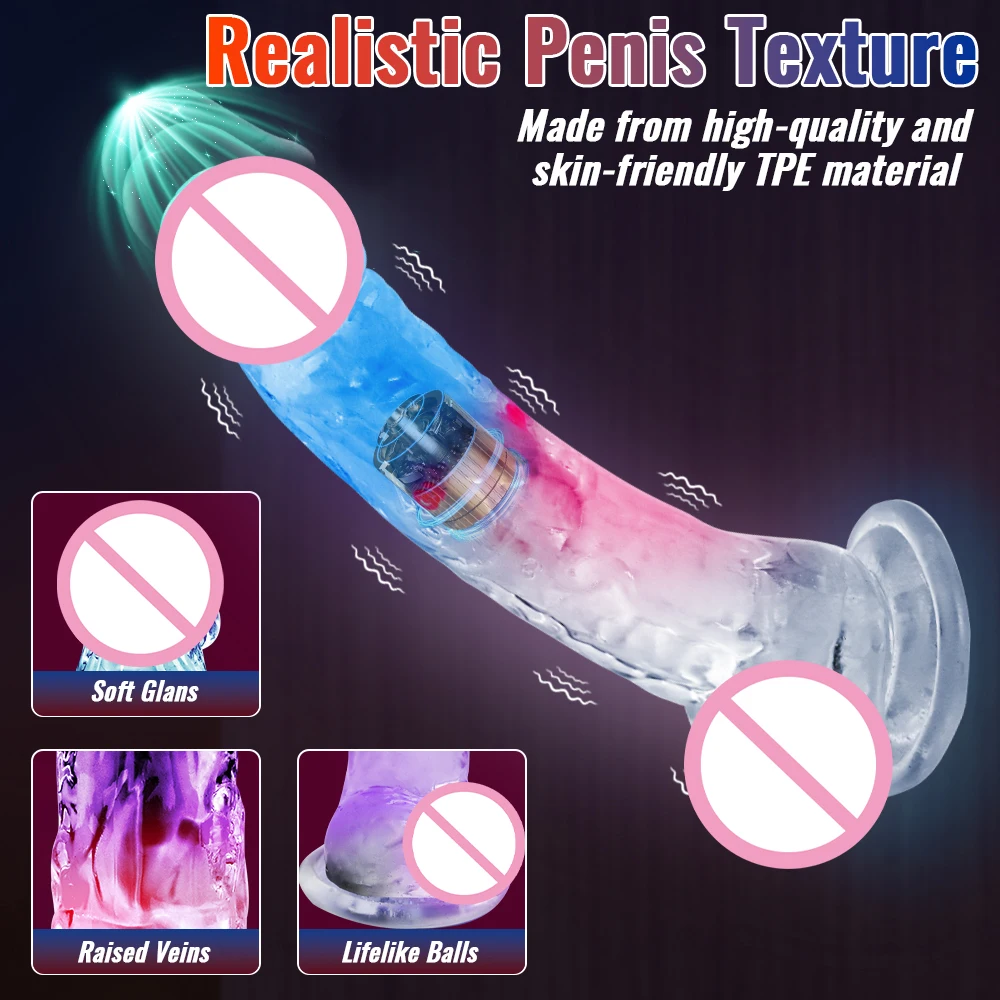 želė dildo vibracinis vibratorius