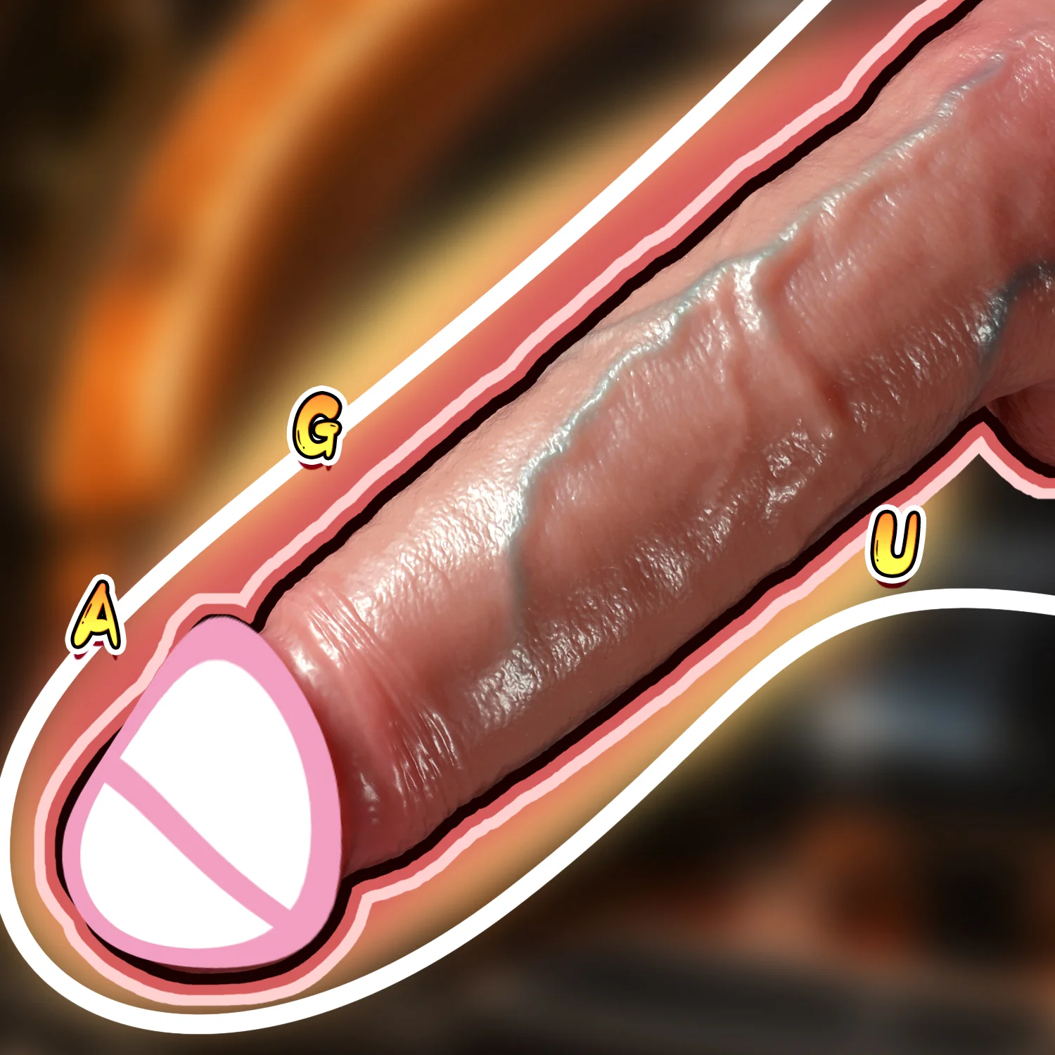 realistinis dildo moterims